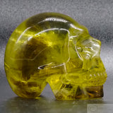 Citrine Human Skull