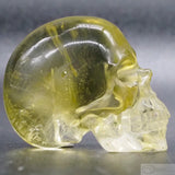 Citrine Human Skull