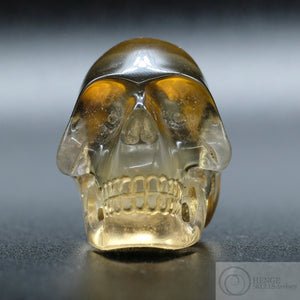 Citrine Human Skull