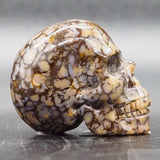 Coffee Jasper Human Skull (CJ01)