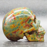 Dragon Blood Stone Human Skull (DBS07)