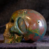 Dragon Bloodstone Female Skull  (DBS03)