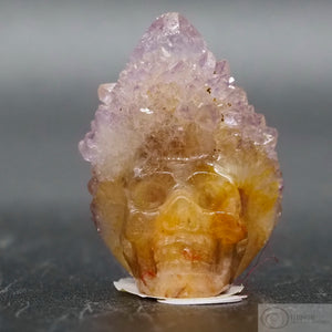 Druzy Amethyst Human Skull
