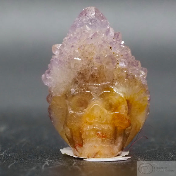 Druzy Amethyst Human Skull