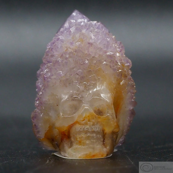 Druzy Amethyst Human Skull (DA10)