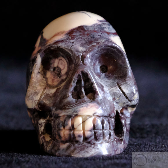 Eggshell Jasper Human Skull