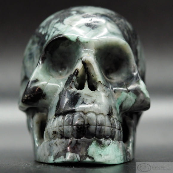 Emerald Human Skull