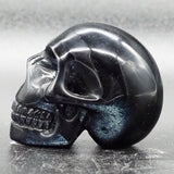 Black Fibre Optic Human Skull (BFO01)