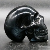 Black Fibre Optic Human Skull (BFO01)