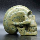 Frog Skin Jasper Human Skull (FSJ03)
