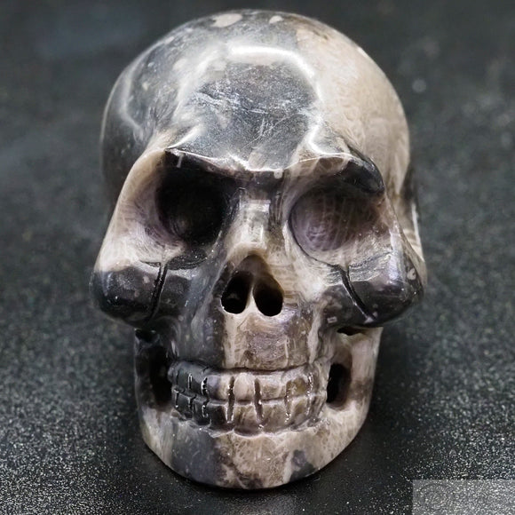 Frosterly Marble Human Skull (FM16)