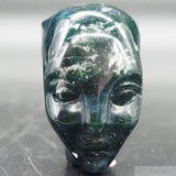 Green Moss Agate Star Elfin (GMA13)