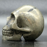 Gold Ore Human Skull