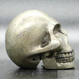 Gold Ore Human Skull