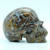 Gold Pietersite Human Skull (GP01)