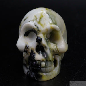 Green Marble Human Skull (GM02)