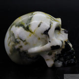 Green Marble Human Skull (GM02)