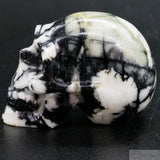 Green Marble Human Skull