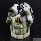 Green Marble Human Skull (GM04)