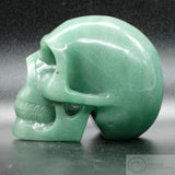 Green Aventurine Human Skull