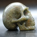 Green Garnet Human Skull