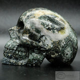 Green Jasper Human Skull (GJ01)