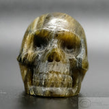 Green Tourmaline Human Skull