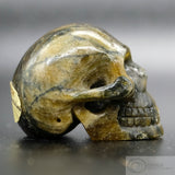 Green Tourmaline Human Skull