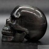 Grey Tiger Eye Human Skull (GTE01)