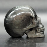 Grey Tiger Eye Human Skull (GTE01)