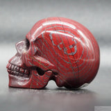 Jasper (Snake Skin) Human Skull (J24)