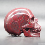 Jasper (Snake Skin) Human Skull (J24)