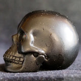 Jet Human Skull (Jet03)