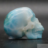 Larimar Human Skull (Lar03)