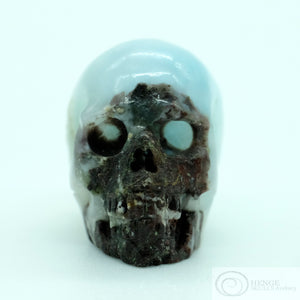 Larimar Human Skull