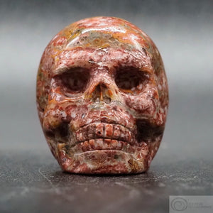 Leopard Jasper Human Skull