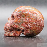 Leopard Jasper Human Skull