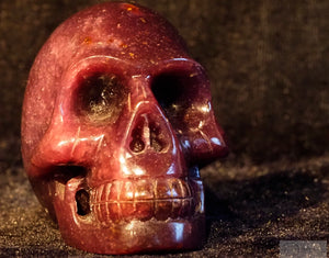 Lepidolite Human Skull