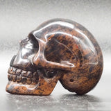 Mahogany Obsidian Human Skull (MO03)