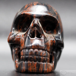 Mahogany Obsidian Skull