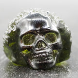 Moldavite Human Skull (Mol03)