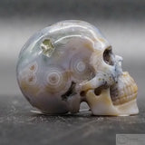 Moss Agate Human Skull (MA06)