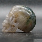 Moss Agate Human Skull (MA07)