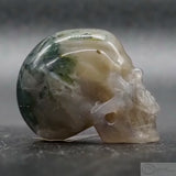 Moss Agate Human Skull (MA07)