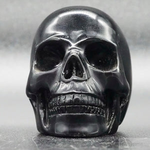 Obsidian Human Skull