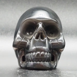 Obsidian Human Skull (O09)