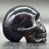 Obsidian Human Skull (O09)