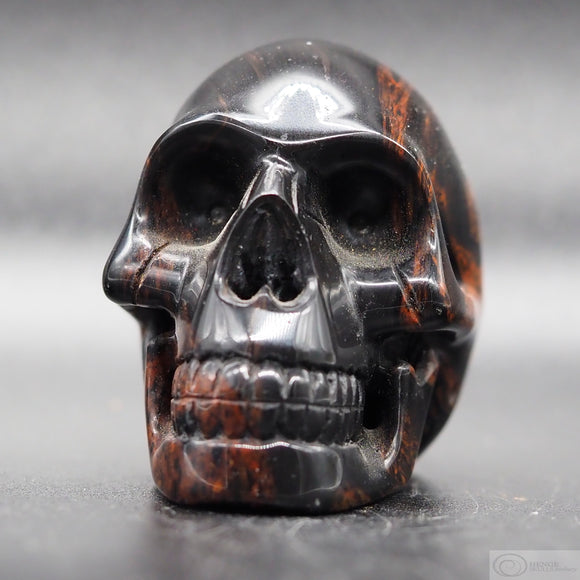 Obsidian Human Skull (O08)