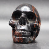 Obsidian Human Skull (O08)
