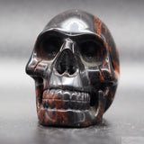 Obsidian Human Skull (O08)